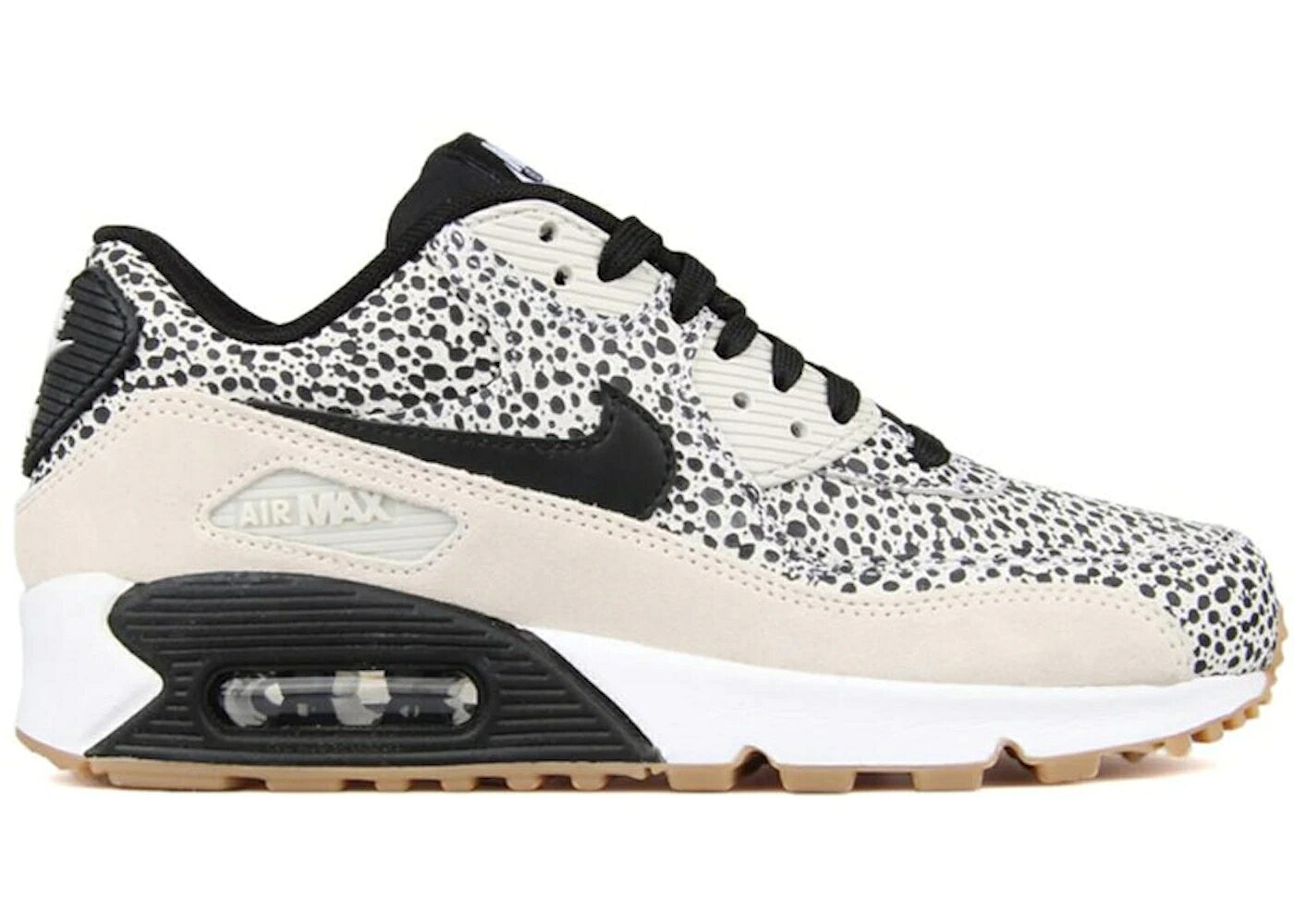 ナイキ マックス サファリ 白色 ホワイト 黒色 ブラック 茶色 ブラウン エアマックス WOMEN'S スニーカー レディース NIKE AIR MAX 90 SAFARI (2009) (WOMEN'S) / WHITE BLACK GUM LIGHT BROWN
