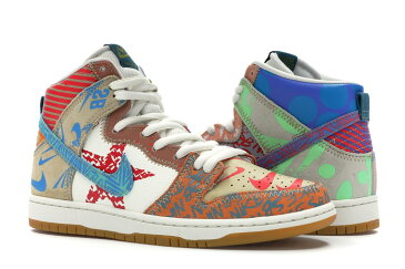 ナイキ NIKE エスビー ダンク ハイ スニーカー 【 SB DUNK HIGH THOMAS CAMPBELL WHAT THE ICED JADE CIRCUIT ORANGESAILBARLEY GREEN 】 メンズ