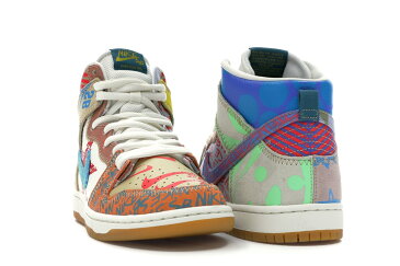 ナイキ NIKE エスビー ダンク ハイ スニーカー 【 SB DUNK HIGH THOMAS CAMPBELL WHAT THE ICED JADE CIRCUIT ORANGESAILBARLEY GREEN 】 メンズ