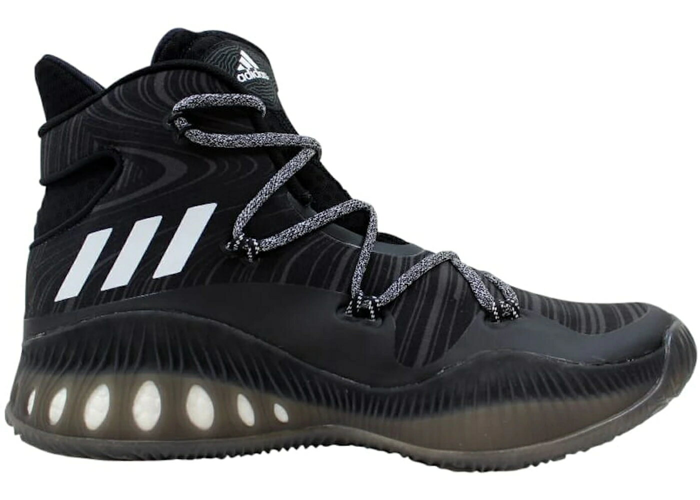 アディダス クレイジー コア 黒色 ブラック 白色 ホワイト スニーカー メンズ ADIDAS CRAZY EXPLOSIVE CORE BLACK / CORE BLACK RUNNING WHITE