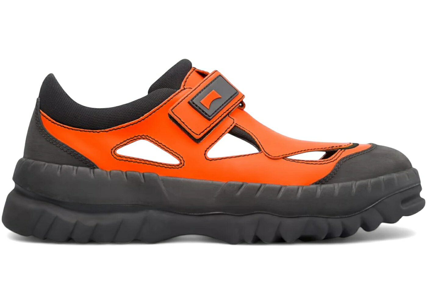 カンペール 黒色 ブラック 橙 オレンジ スニーカー メンズ CAMPER CHUNKY SANDAL TOGETHER X KIKO KOSTADINOV BLACK ORANGE / BLACK ORANGE