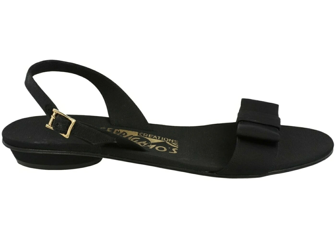 サンダル 黒色 ブラック 1960'S WOMEN'S スニーカー レディース FERRAGAMO CAPRI ARCHIVE LIMITED EDITION SANDALS BLACK (WOMEN'S) /