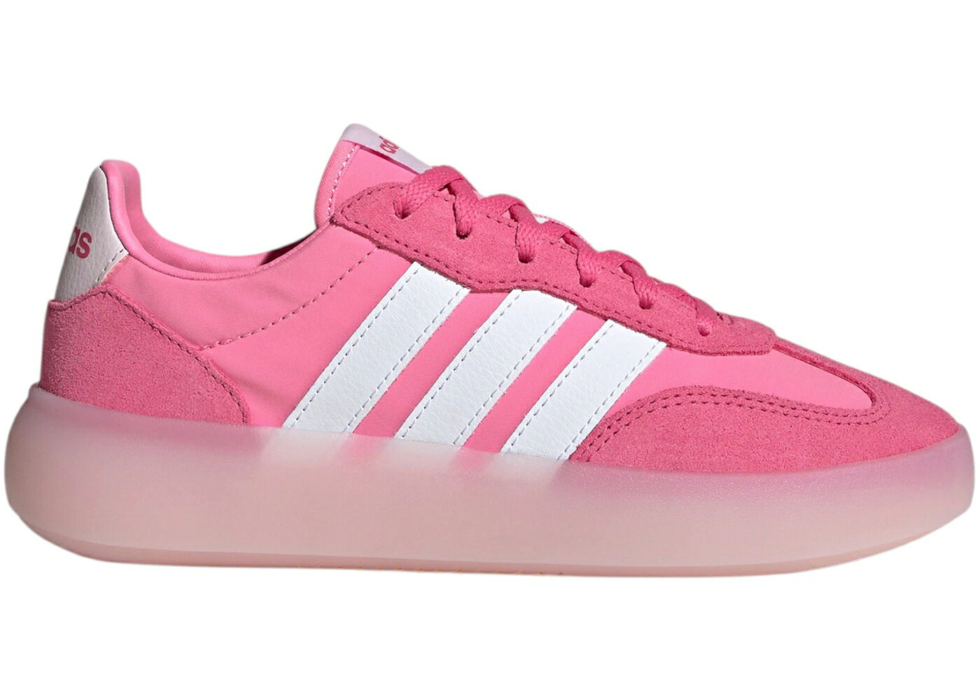 アディダス ピンク 白色 ホワイト ジュニア キッズ ADIDAS BARREDA DECODE BLISS PINK WHITE (GS) / BLISS PINK CLOUD WHITE ALMOST ベビー マタニティ スニーカー