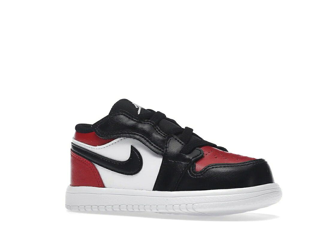 ナイキ ジョーダン 赤 レッド 白色 ホワイト 黒色 ブラック ジュニア キッズ JORDAN 1 LOW ALT BRED TOE (TD) / GYM RED WHITE BLACK 2