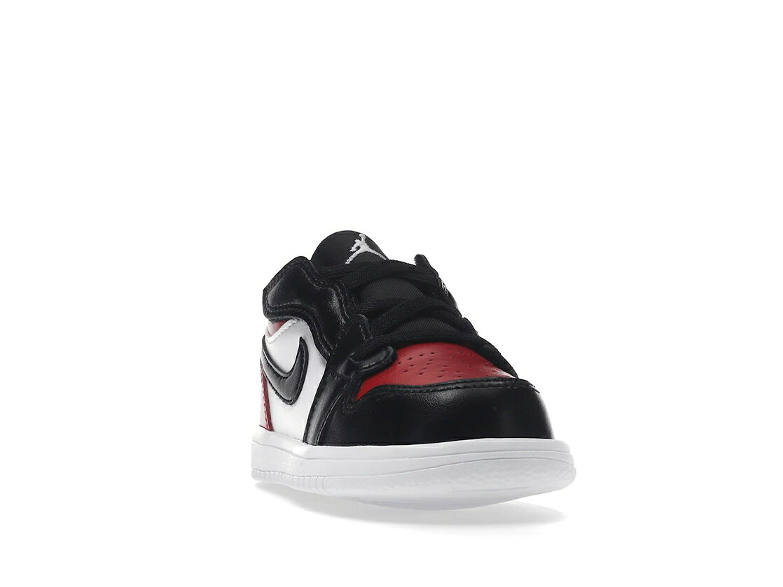 ナイキ ジョーダン 赤 レッド 白色 ホワイト 黒色 ブラック ジュニア キッズ JORDAN 1 LOW ALT BRED TOE (TD) / GYM RED WHITE BLACK 3