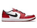 ナイキ ジョーダン ゴルフ シカゴ 赤 レッド 黒色 ブラック 白色 ホワイト スニーカー メンズ 【 JORDAN 1 RETRO LOW GOLF CHICAGO / VARSITY RED BLACK WHITE 】