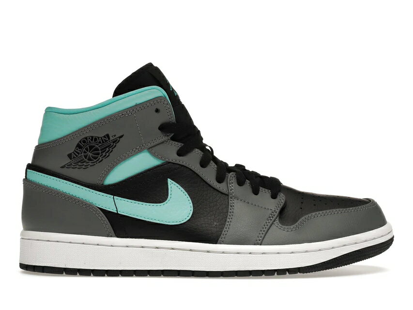 iCL W[_ ~bh DF O[ ANA F ubN Xj[J[ Y y JORDAN 1 MID GREY AQUA / BLACK LIGHT AQUA DARK SMOKE z