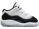 ナイキ ジョーダン 白色 ホワイト ライズ ベビー 【 JORDAN 11 RETRO LOW IRIDESCENT (TD) / WHITE BLACK-EMERALD RISE 】