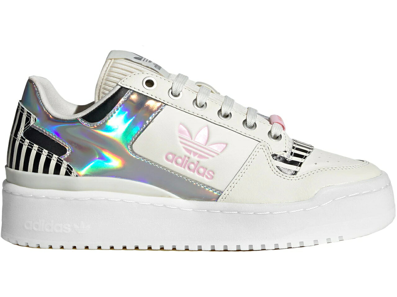 アディダス ADIDAS フォーラム ダンス レディース スニーカー 【 FORUM BOLD I LOVE DANCE WOMENS OFF WHITE TRUE PINK CORE BLACK 】