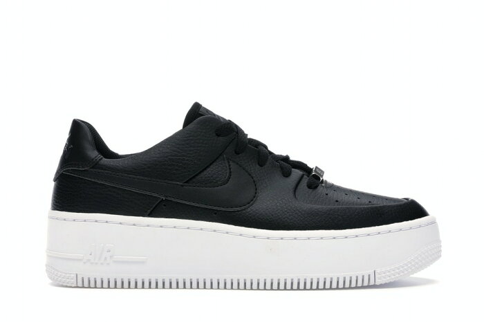 ナイキ NIKE 黒色 ブラック 白色 ホワイト エアフォース レディース スニーカー 【 1 SAGE LOW BLACK WHITE WOMENS BLACKWHITE 】