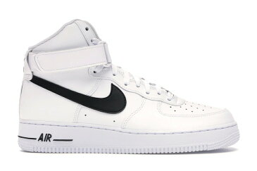 ナイキ NIKE ハイ 白色 ホワイト エアフォース スニーカー 【 1 HIGH WHITE BLACK 】