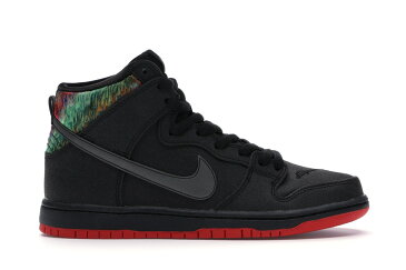 ナイキ NIKE ダンク エスビー ハイ スニーカー 【 SB DUNK HIGH SPOT GASPARILLA BLACK CHALLENGE REDMETALLIC SILVER 】 メンズ