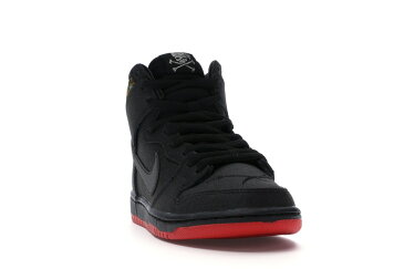 ナイキ NIKE ダンク エスビー ハイ スニーカー 【 SB DUNK HIGH SPOT GASPARILLA BLACK CHALLENGE REDMETALLIC SILVER 】 メンズ