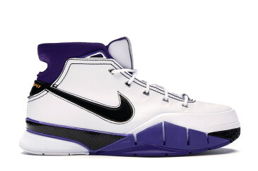 ナイキ NIKE コービー スニーカー 【 KOBE 1 PROTRO 81 PT GAME WHITE BLACKVARSITY PURPLE 】 メンズ