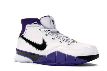 ナイキ NIKE コービー スニーカー 【 KOBE 1 PROTRO 81 PT GAME WHITE BLACKVARSITY PURPLE 】 メンズ