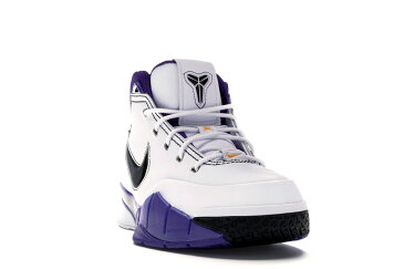 ナイキ NIKE コービー スニーカー 【 KOBE 1 PROTRO 81 PT GAME WHITE BLACKVARSITY PURPLE 】 メンズ