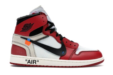 ナイキ ジョーダン JORDAN ハイ スニーカー 【 1 RETRO HIGH OFFWHITE CHICAGO WHITE BLACKVARSITY RED 】 メンズ