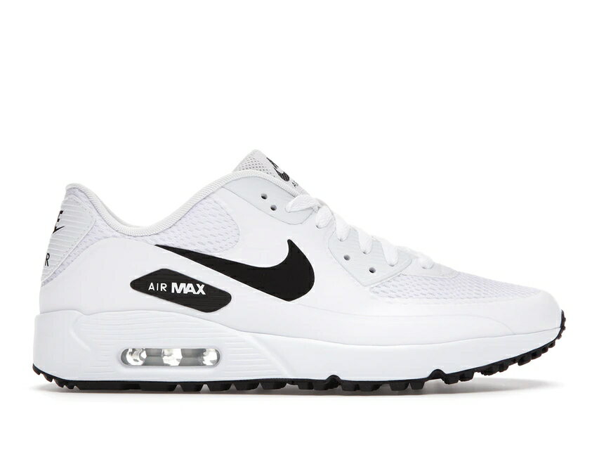 iCL }bNX St F zCg F ubN GA}bNX Xj[J[ Y y NIKE AIR MAX 90 GOLF WHITE BLACK / WHITE BLACK z