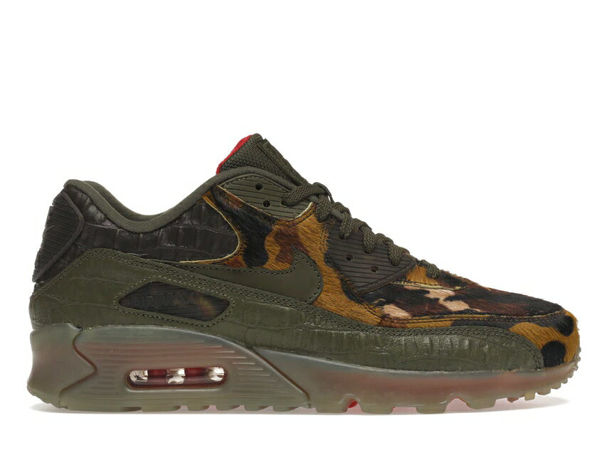 ナイキ NIKE マックス カモ柄 エアマックス スニーカー 【 90 CAMO CROC CARGO KHAKI KHAKIUNIVERSITY RED 】