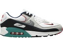 ナイキ マックス グリフィー 白色 ホワイト フレッシュ 灰色 グレー エアマックス スニーカー メンズ 【 NIKE AIR MAX 90 GRIFFEY SWINGMAN / WHITE FRESH WATER GREY FOG 】