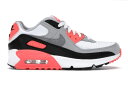 ナイキ マックス 白色 ホワイト 赤 レッド エアマックス 【 NIKE AIR MAX 90 INFRARED (2020) (GS) / WHITE BLACK-COOL GREY-RADIANT RED 】 キッズ ベビー マタニティ スニーカー