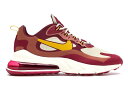 ナイキ マックス リアクト 赤 レッド チーム ゴールド エアマックス スニーカー メンズ 【 NIKE AIR MAX 270 REACT NOBLE RED TEAM GOLD / NOBLE RED TEAM GOLD DUSTY PEACH 】