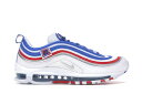 ナイキ マックス ゲーム 銀色 シルバー 赤 レッド エアマックス ゲームロイヤル 青 ブルー スニーカー メンズ 【 NIKE AIR MAX 97 GAME ROYAL METALLIC SILVER UNIVERSITY RED / GAME ROYAL METALLIC SILVER 】