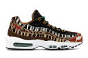 ナイキ マックス 黒色 ブラック ポニー 赤 レッド クラシック エアマックス 2.0 スニーカー メンズ 【 NIKE AIR MAX 95 ATMOS ANIMAL PACK (ALL BLACK BOX) (2018) / PONY SPORT RED BLACK CLASSIC 】