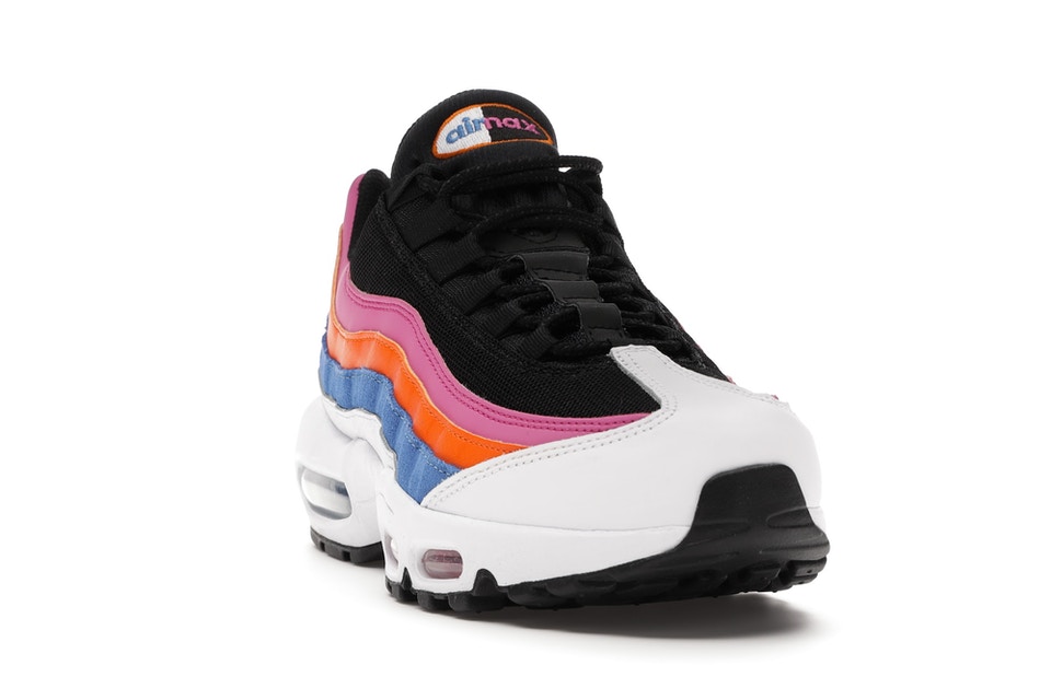 ナイキ NIKE マックス エアマックス スニーカー 【 95 ESSENTIAL MULTI WHITE BLACKMAGMA ORANGEACTIVE FUCHSIA 】