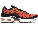 ナイキ マックス 黒色 ブラック エアマックスプラス 【 NIKE AIR MAX PLUS SUNSET (2018) (GS) / BLACK PIMENTO BRIGHT CERAMIC 】 キッズ ベビー マタニティ スニーカー