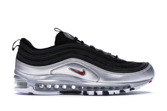 ナイキ NIKE マックス 銀色 シルバー エアマックス スニーカー 【 SILVER 97 BLACK VARSITY REDMETALLIC SILVERWHITE 】