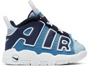 ナイキ アップテンポ デニム 青色 ブルー エアモアアップテンポ モアテン 【 NIKE AIR MORE UPTEMPO DENIM (TD) / OCEAN FOG TOTAL ORANGE-HALF BLUE-BLACKENED BLUE 】