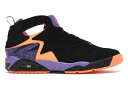 ナイキ テック ハラチ サンズ 黒色 ブラック 紫 パープル スニーカー メンズ 【 NIKE AIR TECH CHALLENGE HUARACHE SUNS / BLACK ATOMIC ORANGE-ATOMIC VIOLET-COURT PURPLE 】