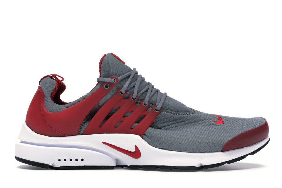 ナイキ NIKE プレスト クール 灰色 グレー エア スニーカー 【 COOL GREY GYM RED REDWHITEBLACK 】