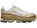 ナイキ NIKE 白色 ホワイト ゴールド エアヴェイパーマックス WOMEN'S スニーカー 【 360 WHITE METALLIC GOLD GOLDBLACK 】