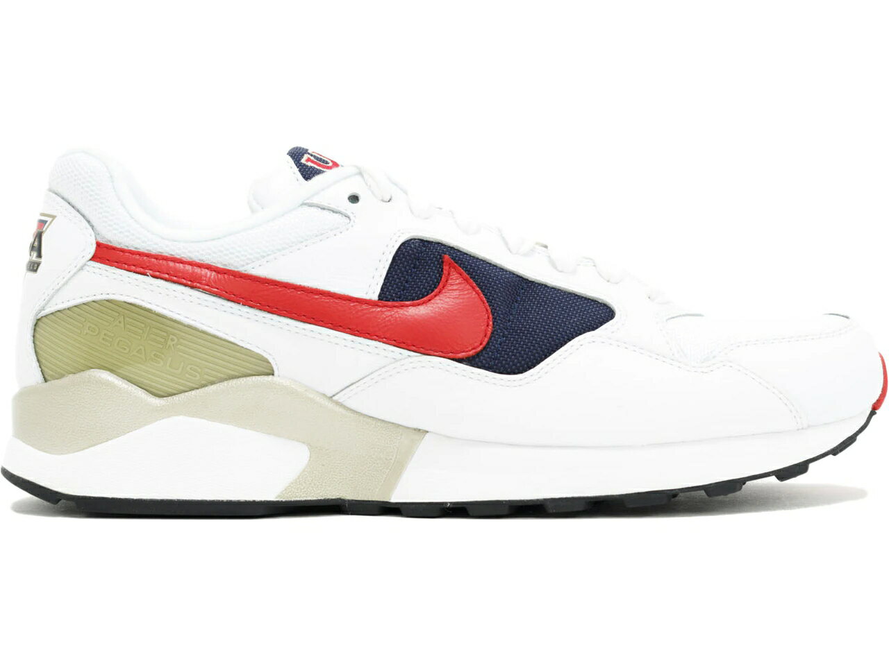 ナイキ NIKE ペガサス スニーカー 【 AIR PEGASUS 92 OLYMPIC CHLLNG RED MID NAVYWHITEWHITE 】