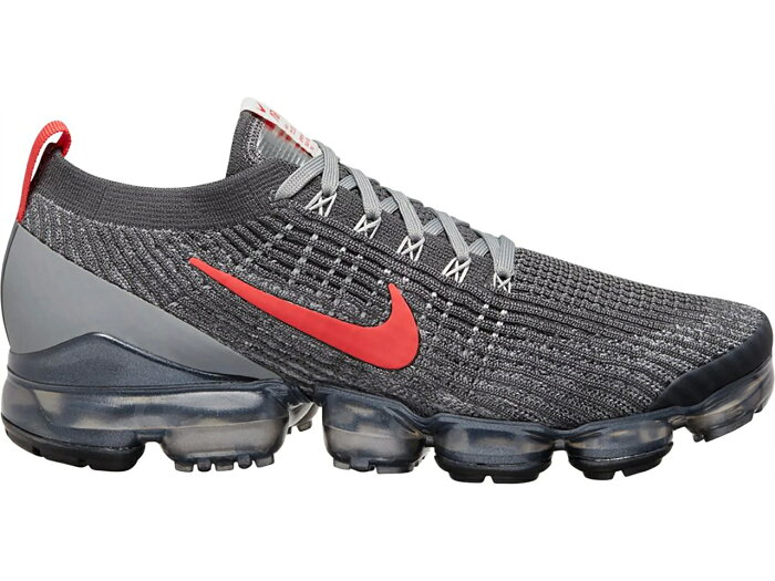 ナイキ NIKE フライニット 灰色 グレー トラック エアヴェイパーマックス スニーカー 【 FLYKNIT 3 GREY TRACK RED IRON PARTICLE GREYANTHRACITETRACK 】