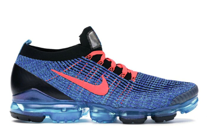 ナイキ NIKE フライニット 青色 ブルー エアヴェイパーマックス スニーカー 【 FLYKNIT 3 BLUE FURY FLASH CRIMSONRACER BLUEBLACKMETALLIC SILVER 】