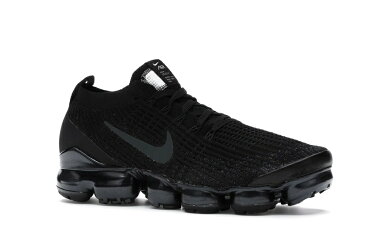 ナイキ NIKE フライニット エアヴェイパーマックス 3.0 スニーカー 【 FLYKNIT TRIPLE BLACK ANTHRACITEWHITEMETALLIC SILVER 】