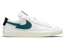 ナイキ NIKE ブレイザー スウッシュ スウォッシュ アクアマリン ジュニア キッズ 【 SWOOSH BLAZER LOW 77 SPLIT AQUAMARINE GS WHITE AQUAMARINELIME GLOWOFF NOIR 】