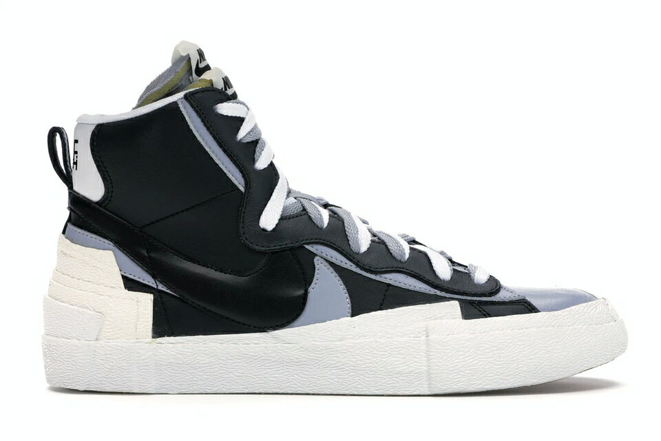 ナイキ NIKE ブレイザー ミッド 黒色 ブラック スニーカー 【 BLAZER MID SACAI BLACK GREY WHITEWOLF GREYBLACK 】