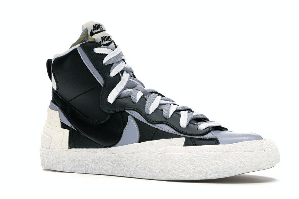 ナイキ NIKE ブレイザー ミッド 黒色 ブラック スニーカー 【 BLAZER MID SACAI BLACK GREY WHITEWOLF GREYBLACK 】