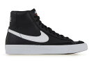 ナイキ NIKE ブレイザー ミッド 黒色 ブラック 白色 ホワイト ジュニア キッズ 【 BLAZER MID 77 BLACK WHITE GS TEAM ORANGE 】