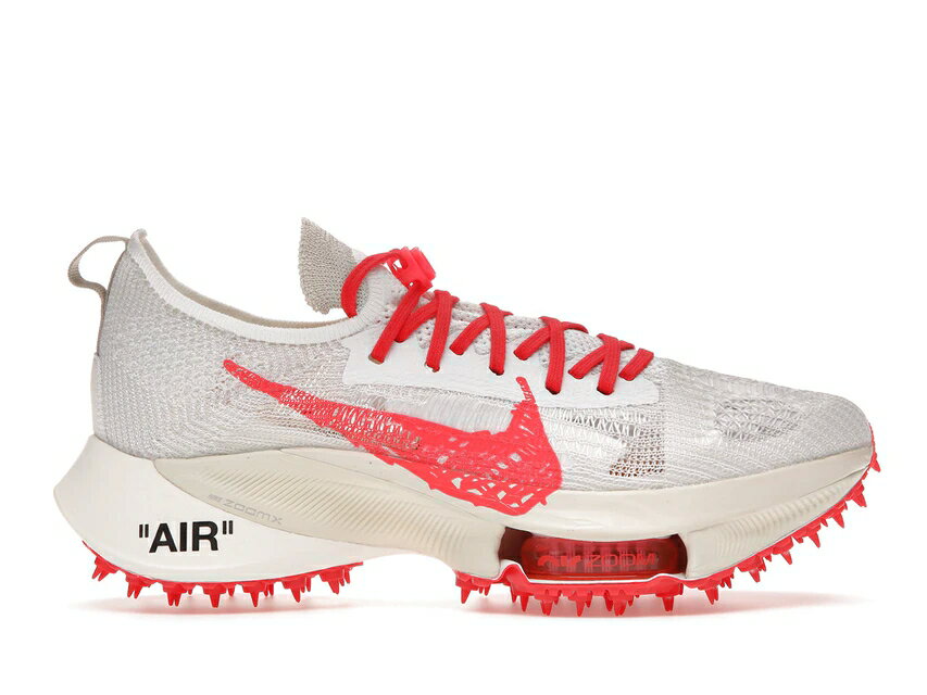 ナイキ NIKE ズーム フライニット 白色 ホワイト NEXT% スニーカー 【 AIR ZOOM TEMPO FLYKNIT OFF WHITE SOLAR RED BLACKSOLAR 】