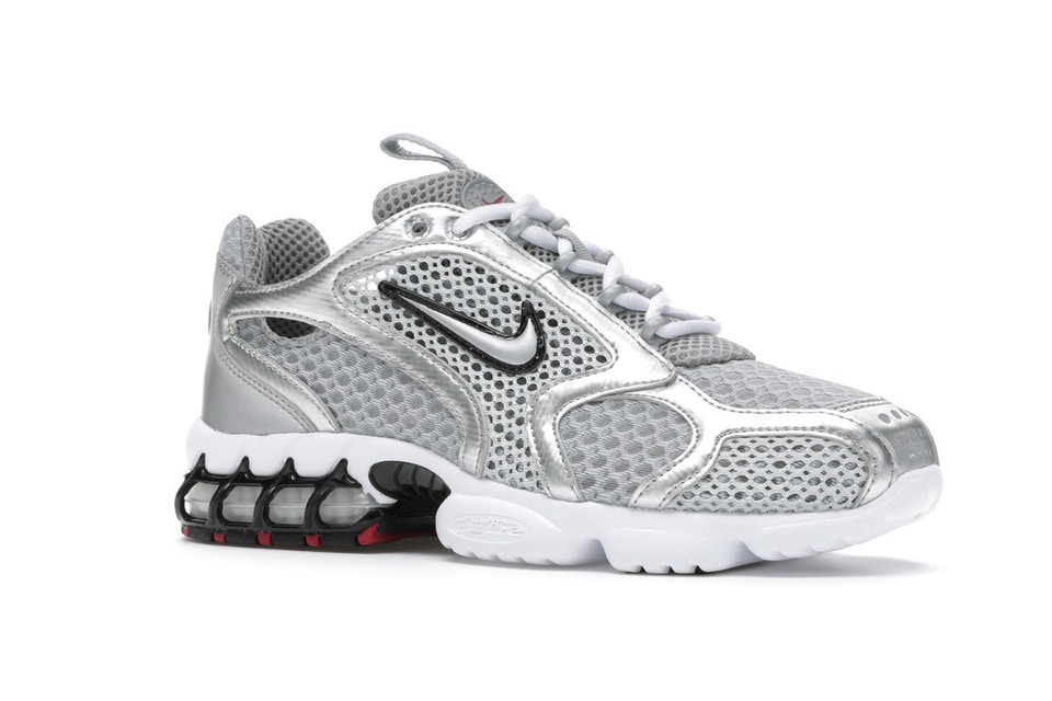 ナイキ NIKE ズーム 銀色 シルバー レディース スニーカー 【 SILVER AIR ZOOM SPIRIDON CAGE 2 METALLIC WOMENS LIGHT SMOKE GREY 】