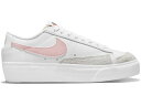 ナイキ ブレイザー ピンク 白色 ホワイト WOMEN 039 S スニーカー レディース 【 NIKE BLAZER LOW PLATFORM PINK GLAZE (WOMEN 039 S) / WHITE PINK GLAZE SUMMIT WHITE 】