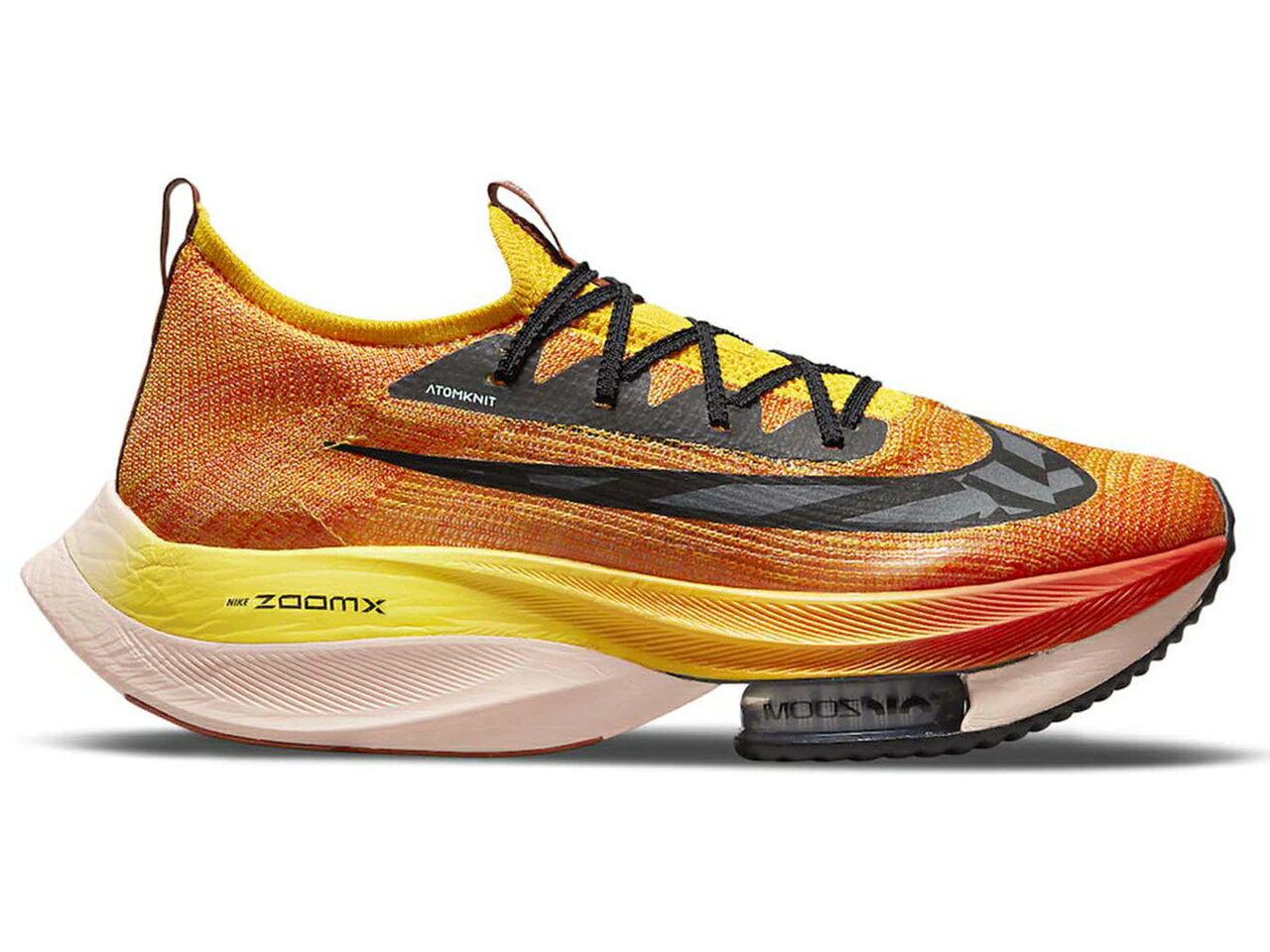 ナイキ NIKE ズーム フライニット NEXT% スニーカー 【 AIR ZOOM ALPHAFLY FLYKNIT EKIDEN AMARILLO MAGMA ORANGE HEALING BLACK 】