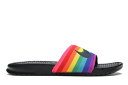 ナイキ ベナッシ サンダル 黒色 ブラック スニーカー メンズ 【 NIKE BENASSI JDI BE TRUE (2019) / BLACK BLACK MULTI COLOR 】