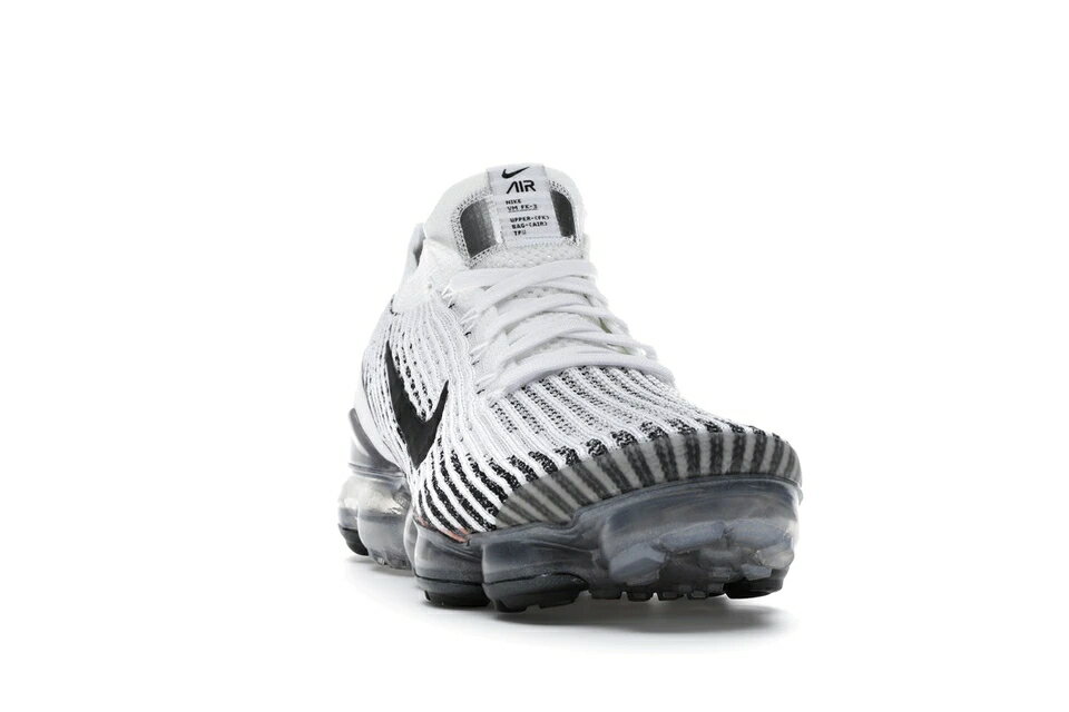 ナイキ NIKE フライニット エアヴェイパーマックス スニーカー 【 FLYKNIT 3 ZEBRA WHITE BLACKWHITEMETALLIC SILVER 】