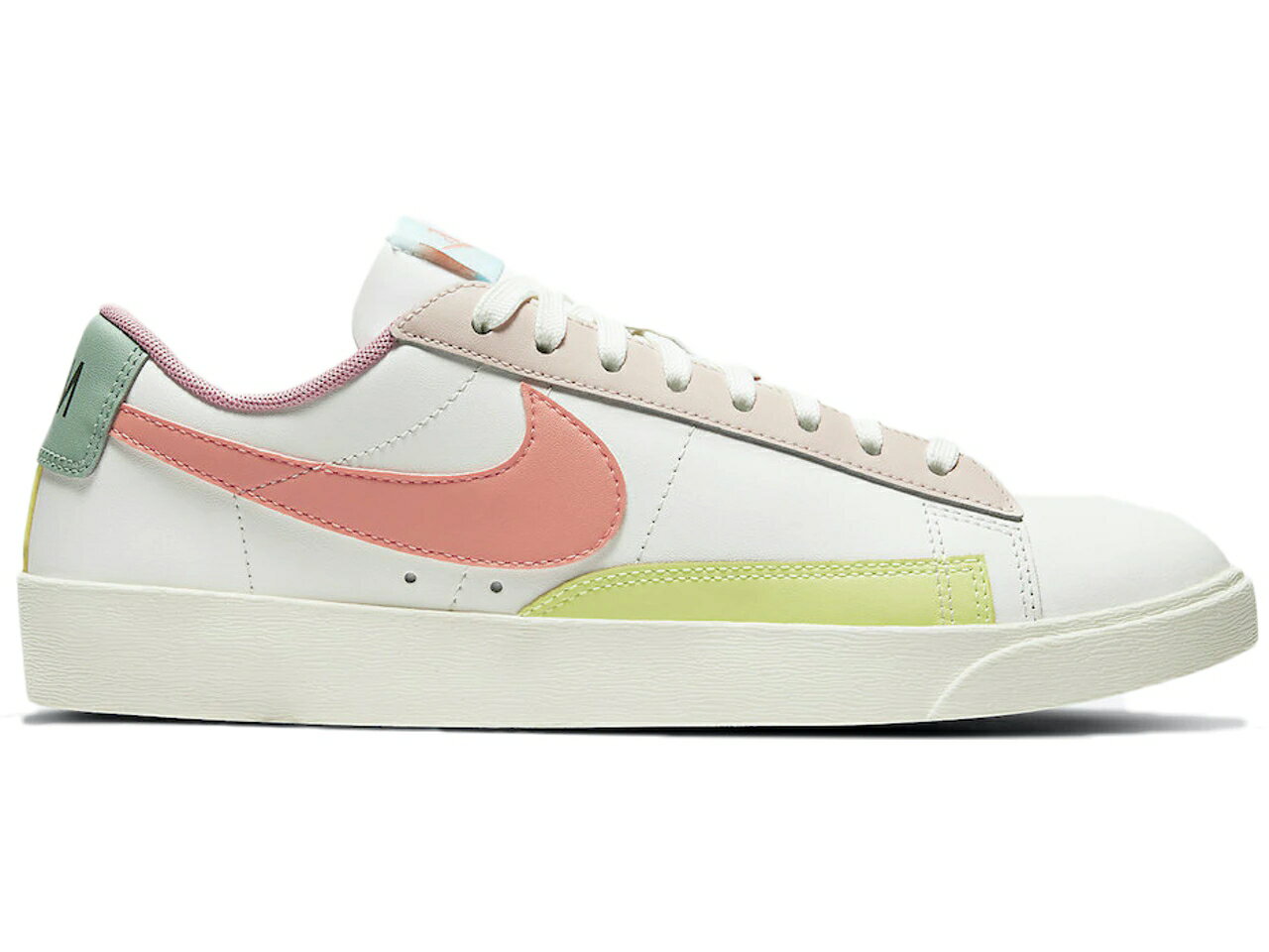 ナイキ ブレイザー 白色 ホワイト WOMEN 039 S スニーカー レディース 【 NIKE BLAZER LOW LE PASTEL (WOMEN 039 S) / SAIL WHITE COCONUT MILK BRIGHT 】